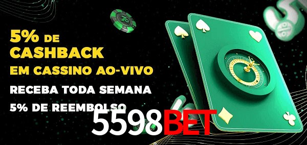 Promoções do cassino ao Vivo 5598bet